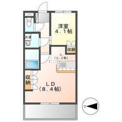 メゾンボヌールＤの物件間取画像